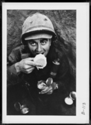 Taking a Meal in a Trench