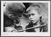 Interrogation of a Vietnamese Boy Left in the Village, Operation Deckhouse IV