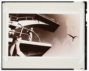 飛び込む男 画像