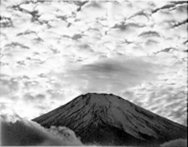 富士山夕暮 山中湖 画像