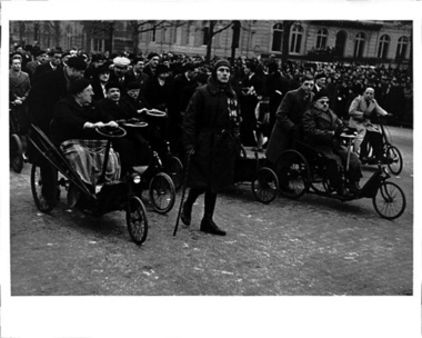 World War I Veterans in Armistice Day Parade, Paris