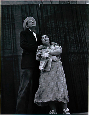 A Couple Hoping to Break into the Movies Performing at the Ciñe Cronchet before a Film Camera and a Live Audience, Paris