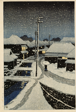 東京十二題 雪に暮るる寺島村 横浜美術館コレクション検索