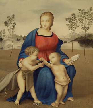 Copy of "The Madonna of the Goldfinch" (after Raphael Sanzio)