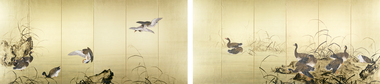 芦辺遊鴨図 画像
