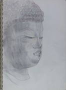 Sketchbook for "Listening": The Stone Buddhist Image of Usuki