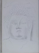 Sketchbook for "Listening": The Stone Buddhist Image of Usuki