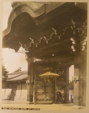 本願寺の門、京都 画像