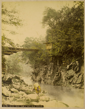 橋（木造）、中禅寺付近 画像