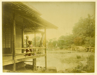 庭園、彦根、近江（「横浜写真アルバム」の内） 画像