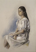 若い女性の肖像（仮題）  画像