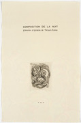 版画集「Composition de la Nuit」（11点）フロントピース 画像