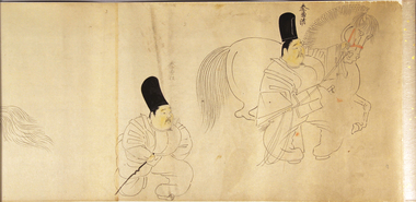 Copy of "Zuijin teiki emaki" (Illustrated Scroll of Imperial Horse Guards)