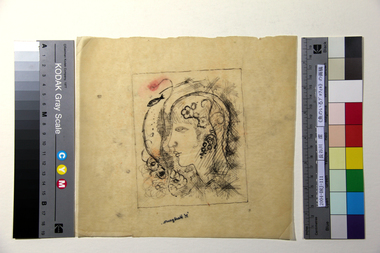 《魚のいるプロフィル》の画稿 画像