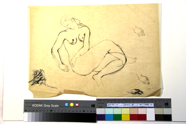 《夢》の画稿 (d) 画像