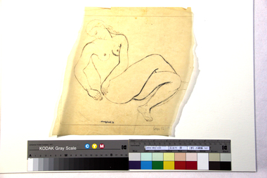 《夢》の画稿 (e) 画像