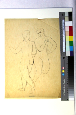 《六人の水浴の女》の画稿 画像