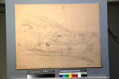 《古村（ヴィリュー）》の画稿 画像