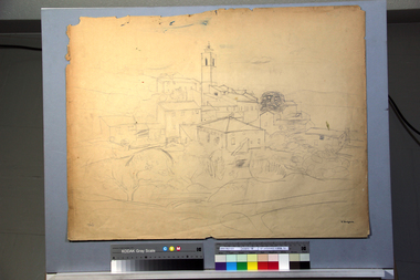 《ヴォルクスの村》の画稿（b） 画像