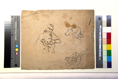 母子、裸婦習作 画像