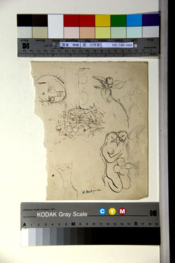 裸婦、果実 画像