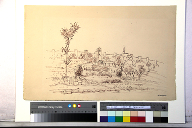 城塞のある村 画像