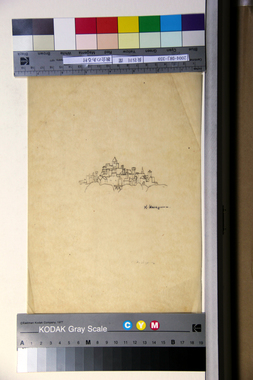 教会のある村 画像