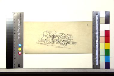 『竹取物語』の画稿（竹取の翁の家）（e） 画像