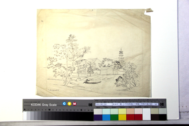 『竹取物語』の画稿（竹取の翁の家）（g） 画像