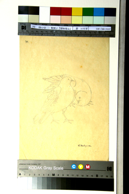 『竹取物語』の画稿（二羽の鳩）（b） 画像