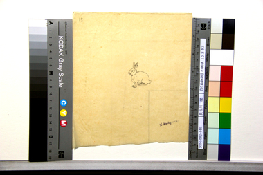 『竹取物語』の画稿（うさぎ） 画像