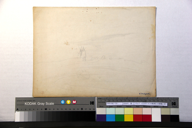 《フォンヴィエイユのドーデの風車》の画稿（b） 画像