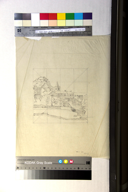 《レ・ボウの風景》別案の画稿（c） 画像