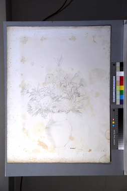 花瓶に挿した花 画像