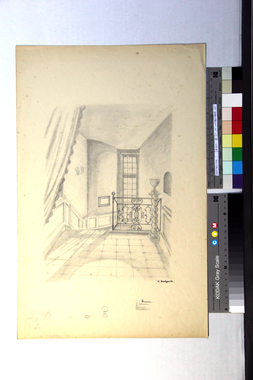 ヴェヌヴェルの館の階段（a） 画像