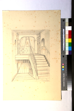 ヴェヌヴェルの館の階段（c） 画像