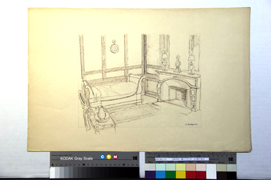 ヴェヌヴェルの館の室内 画像