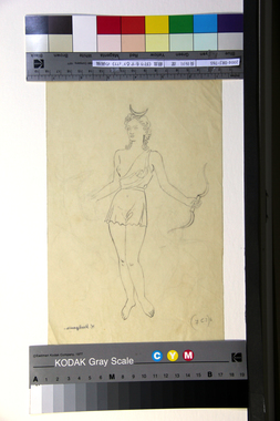 銀皿《狩りをするディアナ》の画稿 画像