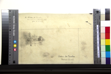 《トゥーレル城》の画稿（k）