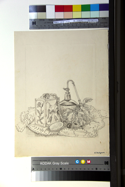 《宝石と香水》の画稿