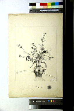 花瓶に挿した野花