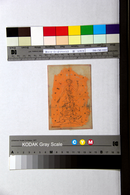 《クリスマスの夕べ》の下図 画像