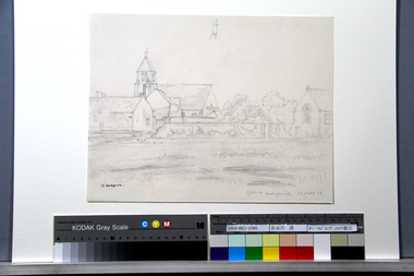 オベールジャンヴィルの教会 画像