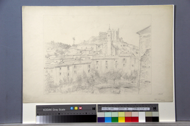 尖塔のある村（a） 画像