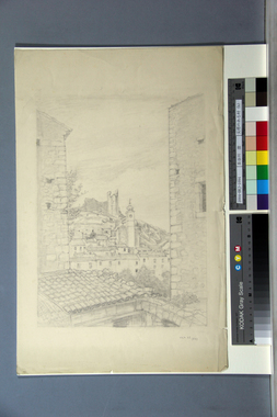 尖塔のある村（b） 画像