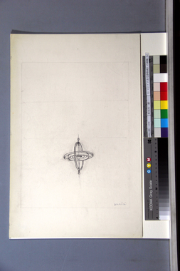 《ジロスコープのある静物画》の画稿（a） 画像