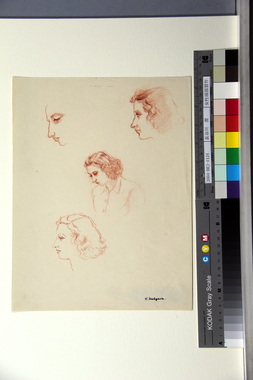 女性頭部習作 画像