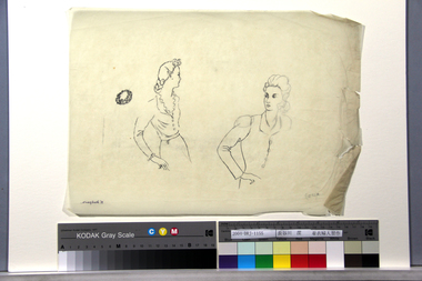 着衣婦人習作 画像