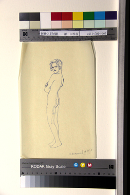 横向きの裸婦 画像