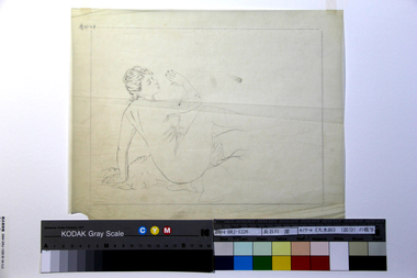 ルノワール《大水浴》（部分）の模写 画像